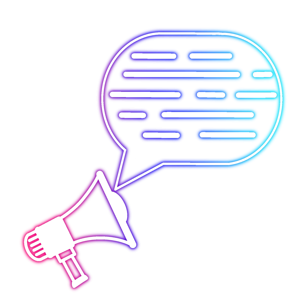 Annonce ou message marketing symbolisé par un mégaphone