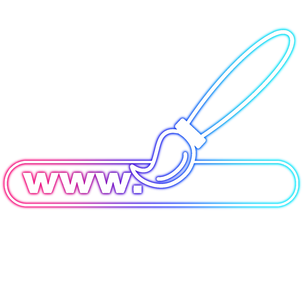 Illustration d’une barre web avec un pinceau