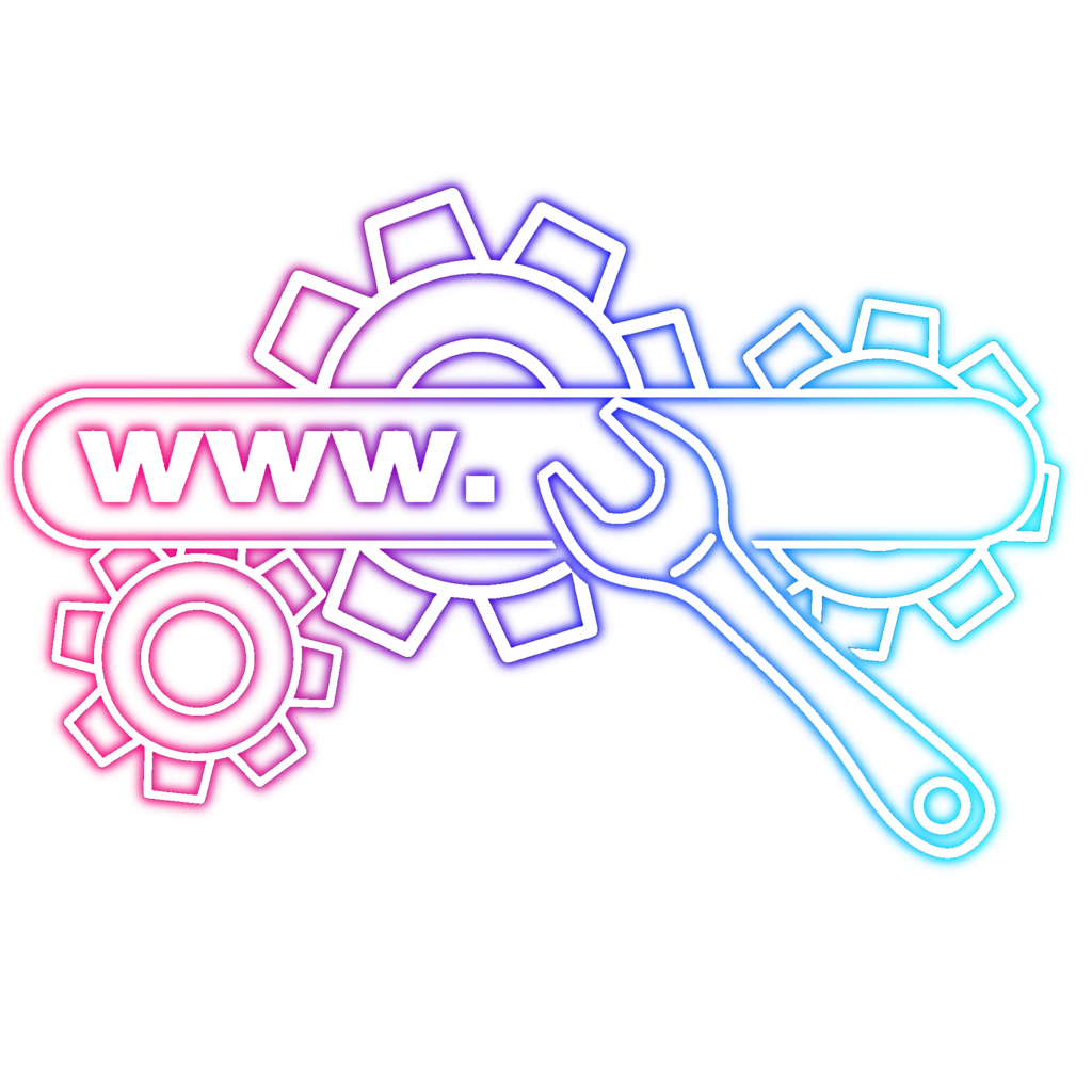 Outils de développement web avec engrenages et barre d’adresse